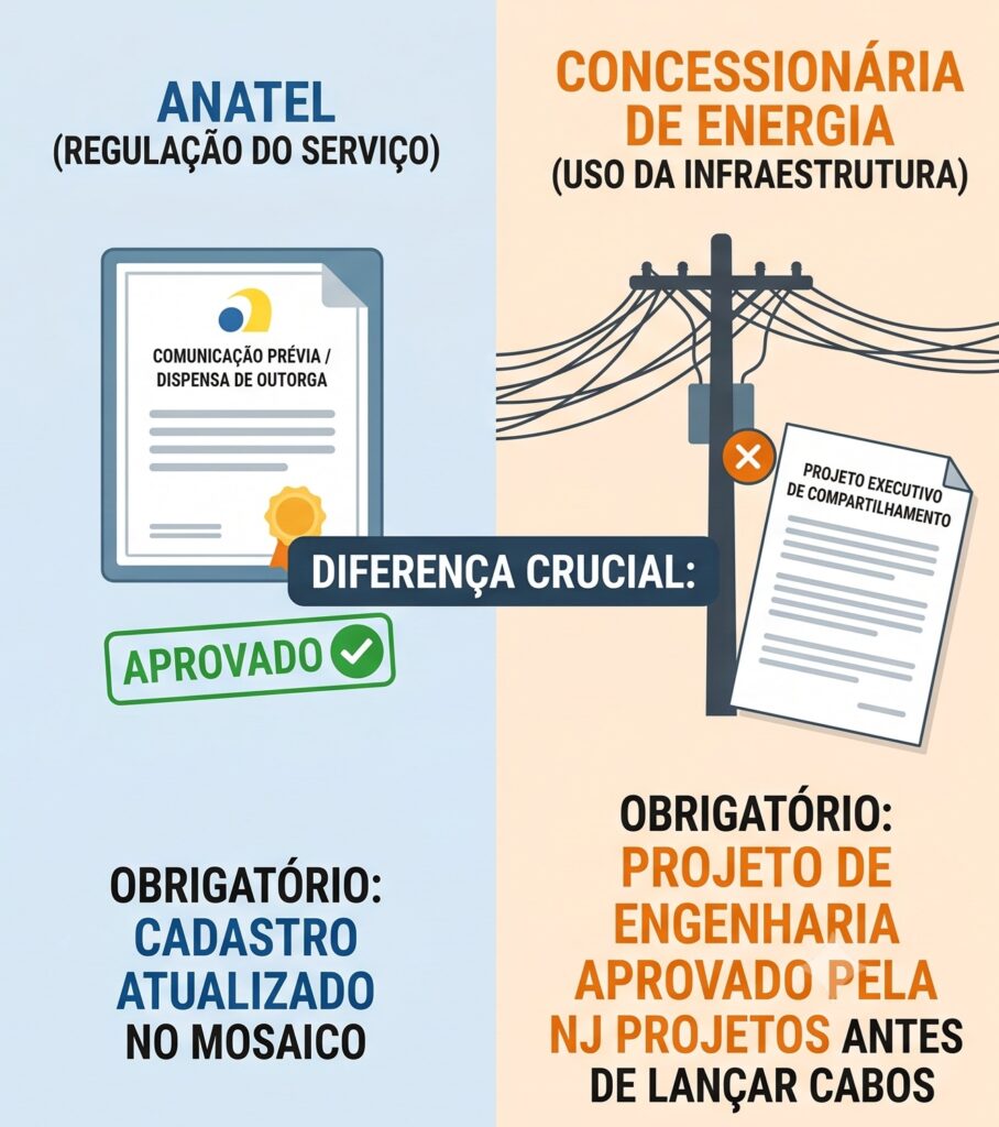 Diferença crucial entre regulação da Anatel e aprovação obrigatória de postes para pequeno provedor