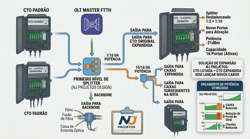 Diagrama em fluxo mostrando como a falta de padronização no aluguel de postes gera sobrecusto para o provedor, desde a tarifa de referência Anatel até a cobrança final praticada pelas concessionárias.
